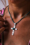 Turquoise Cross Necklace
