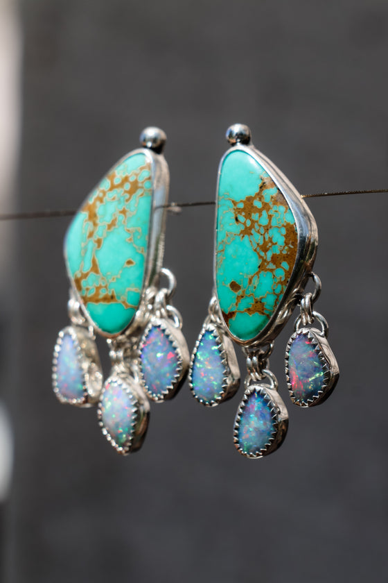 Opal & Turquoise Earrings