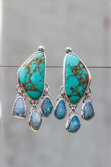  Opal & Turquoise Earrings