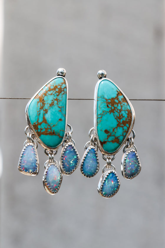 Opal & Turquoise Earrings