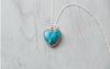 Sweet Turquoise Heart Necklace