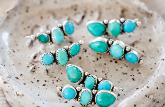 Turquoise Ear Crawler