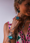 Turquoise Blossom Earrings