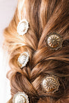 Brass Hair Concho 2