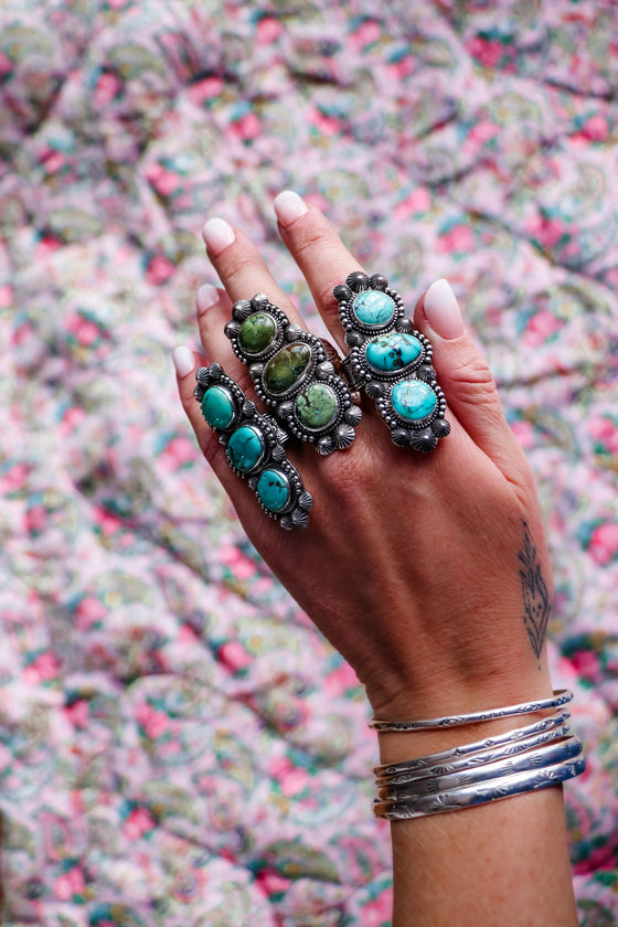Big ol' Turquoise Ring 12.5
