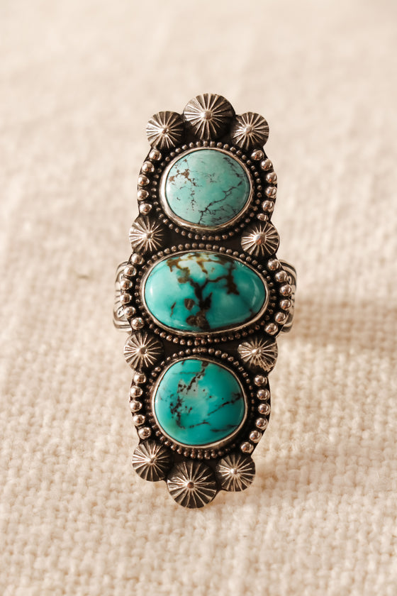 Big ol' Turquoise Ring 12.5