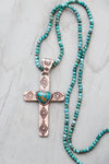 Turquoise Cross Necklace
