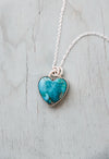 Sweet Turquoise Heart Necklace