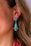 Turquoise Heart Drops