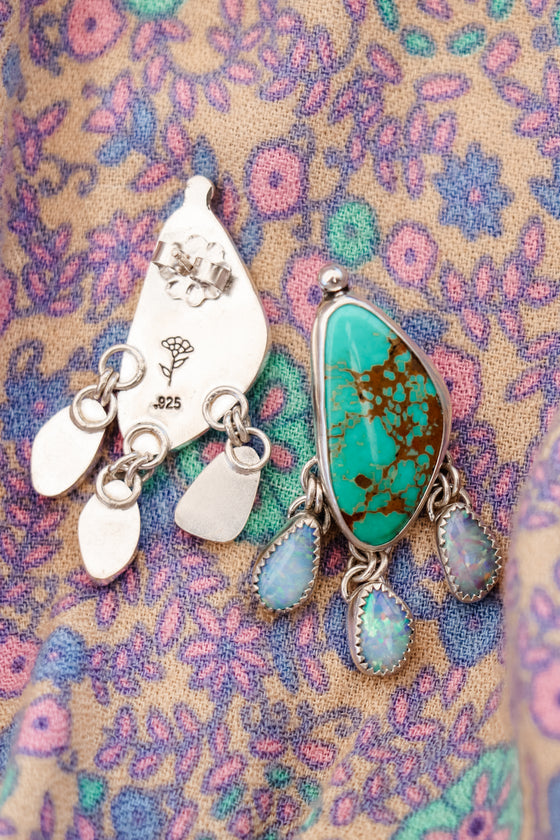 Opal & Turquoise Earrings