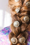 Brass Hair Concho