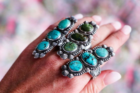 Big ol' Turquoise Ring 12.5
