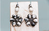 White Buffalo Blossom Earrings