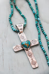 Turquoise Cross Necklace