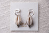 Cowrie Shell Hoops