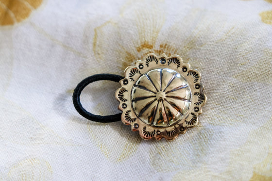 Brass Hair Concho 2