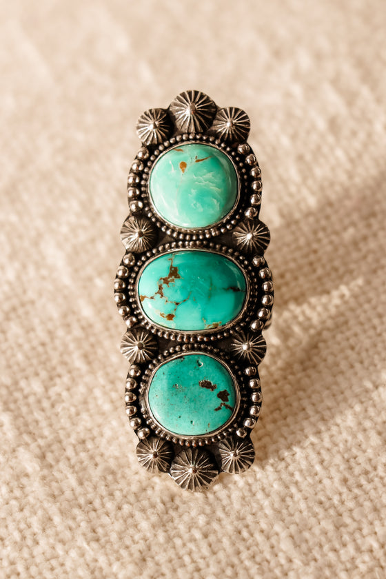 Big ol' Turquoise Ring 7.5