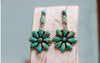 Turquoise Blossom Earrings