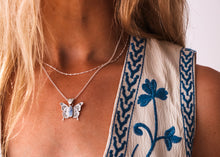  Opal Butterfly Necklace